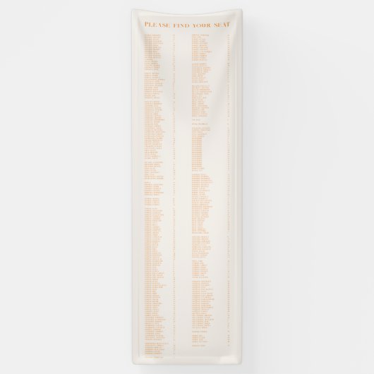 Moderne minimale alfabetische zitgrafiek spandoek (Verticaal)