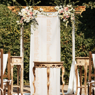 Moderne minimale alfabetische zitgrafiek spandoek