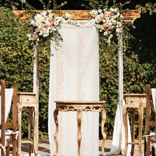 Moderne minimale alfabetische zitgrafiek spandoek