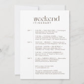 Moderne minimale "Bach & Boujee" vrijgezellenfoto Kaart (Achterkant)