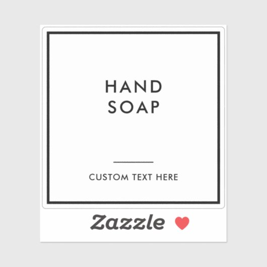 Moderne minimale badkamer Home Organisatie Label (Vel)