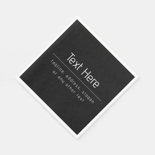 Moderne minimale bedrijfsnaam & andere info | Zwar Servet (Hoek)