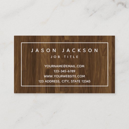 Moderne minimale bedrijfsvoering voor de bouw van  visitekaartje (Achterkant)