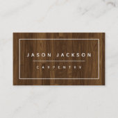 Moderne minimale bedrijfsvoering voor de bouw van  visitekaartje (Voorkant)