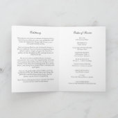 Moderne minimale begrafenis overlijdensvolgorde programma (Binnen)