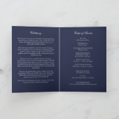 Moderne minimale begrafenis overlijdensvolgorde programma (Binnen)