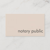 Moderne, minimale beige en grijze add QR-code nota Visitekaartje (Voorkant)