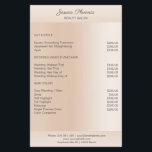 Moderne minimale Beige Hautfarbe Flyer<br><div class="desc">Modernes Business,  minimalistisch,  beige.  Entworfen für Designer,  Stylist,  Salons,  Haare und Make-up Künstler,  Nägel und Lash Künstler,  Wellness-Center und mBearbeiten Sie die Karte,  indem Sie Ihre Daten eingeben. Sie können den Schriftart,  die Farbe und die Position individuell durch "weitere Personalisierung" auswählen.</div>