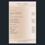 Moderne minimale Beige Hautfarbe Flyer<br><div class="desc">Modernes Business, minimaal, beige. Entworfen für Designer, Stylist, Salons, Haare und Make-up Künstler, Nägel und Lash Künstler, Wellness-Centre und Bearbeiten Sie die Karte, indem Sie Ihre Daten eingeben. Sie können den den Schriftart, die Farbe und die Position individuell durch "weitere Personalisierung" auswählen.</div>