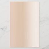 Moderne minimale Beige Hautfarbe Flyer (Achterkant)