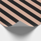 Moderne minimale bijna ongekende abrikozen en zwar cadeaupapier (Hoek)