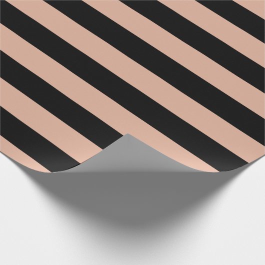 Moderne minimale bijna ongekende abrikozen en zwar cadeaupapier (Hoek)