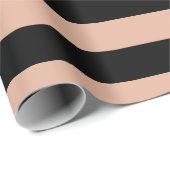 Moderne minimale bijna ongekende abrikozen en zwar cadeaupapier (Rol Hoek)