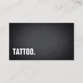 Moderne, minimale Blackboard Tattoo Professional Visitekaartje (Voorkant)
