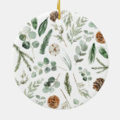 Moderne minimale bladercapaciteit met feestelijke keramisch ornament (Achterkant)