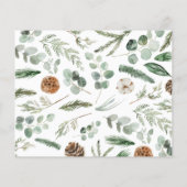 Moderne minimale bladergrootte 1-fotoscript elegan (Achterkant)