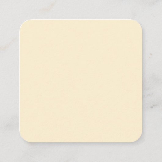 Moderne minimale Bleke gele RSVP QR Code Kaart (Achterkant)