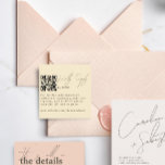 Moderne minimale Bleke gele RSVP QR Code Kaart<br><div class="desc">Ontwerp om het Carolina-Collectie aan te passen. Met een unieke scripttypografie met een moderne aanraking in een bleke gele kleur. Meng en pas kleuren aan creëer aan een unieke trouwreeks aan. Meer overeenkomende stukken in het collectie.</div>