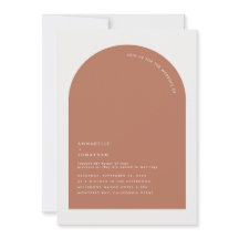 Moderne minimale bohemische roestterracotta geomet