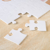 Moderne minimale Boho Chic Rainbow-naam Legpuzzel (Zijkant)