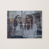 Moderne minimale bruidsmeisje voorstel volledige f legpuzzel (Horizontaal)