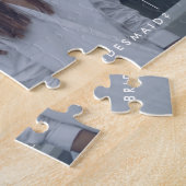 Moderne minimale bruidsmeisje voorstel volledige f legpuzzel (Zijkant)