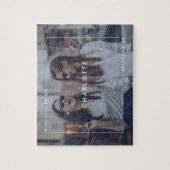 Moderne minimale bruidsmeisje voorstel volledige f legpuzzel (Verticaal)