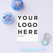 Moderne minimale budgettaire Logo en tekst Flyer (Enkel)