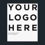 Moderne minimale budgettaire Logo en tekst Flyer<br><div class="desc">Moderne minimale budgettaire zwarten en witscherpe Logo en tekstbrochure, handig als reclamebrochure, dure uitnodigingen, comptabiliteitskaarten, bedrijfscommunicatie voor klanten, personeel en werknemers en nog veel meer. De professionele en duidelijke blik, om het even welke kleur, om het even welke doopvont, beschikbaar in verschillende grootte. U kunt het ontwerp gemakkelijk op ander...</div>