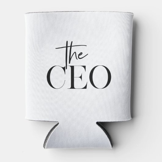 Moderne minimale CEO Black Blikjeskoeler