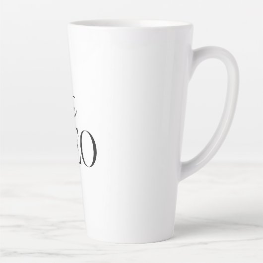 Moderne minimale CEO Black Latte Mok (Rechts)