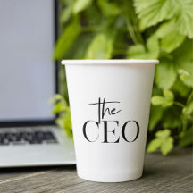 Moderne minimale CEO Black