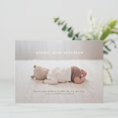 Moderne minimale chique typografie eenvoudige mult aankondiging (Staand voorkant)