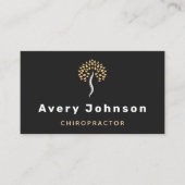 Moderne minimale chiropractor Chiropractische werv Visitekaartje (Voorkant)