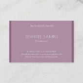 Moderne, minimale creatieve standaard professionee visitekaartje (Voorkant)