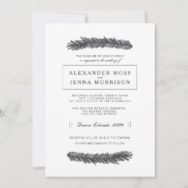 Moderne minimale dennen kaart