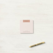 Moderne, minimale eenvoudige lay-out (standaard) k post-it® notes (Op bureau)