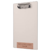 Moderne, minimale, eenvoudige lay-out (standaard) klembord (Links)