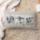 Moderne minimale eenvoudige multi foto home decor kussen (Deken)
