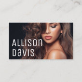 Moderne, minimale, eenvoudige professionele foto visitekaartje (Voorkant)