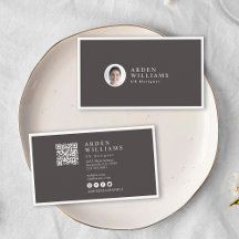 Moderne Minimale Eenvoudige Professionele QR-code 