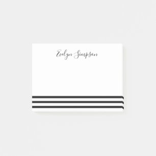 Moderne, minimale eenvoudige strepen post-it® notes