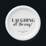 Moderne, minimale eenvoudige tekst papieren bordje<br><div class="desc">Moderne,  minimale,  eenvoudige Borden voor SMS-berichten - perfect voor uw moderne,  eenvoudige feestdag,  maar nog steeds elegant!</div>