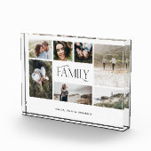 Moderne minimale elegant multi-7-fotofamilie fotoblokken (Rechts)
