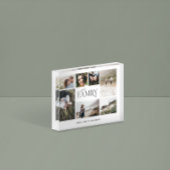 Moderne minimale elegant multi-7-fotofamilie fotoblokken