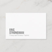 Moderne minimale elegant visitekaartje (Voorkant)