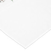 Moderne minimale elegante botanische familie medium tafelloper (Hoek)