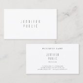 Moderne, minimale elegante design professionele ar visitekaartje (Voorkant / Achterkant)