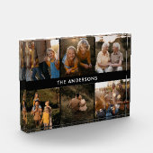 Moderne minimale elegante eenvoudige unieke famili fotoblokken (Links)