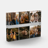 Moderne minimale elegante eenvoudige unieke famili fotoblokken (Links)